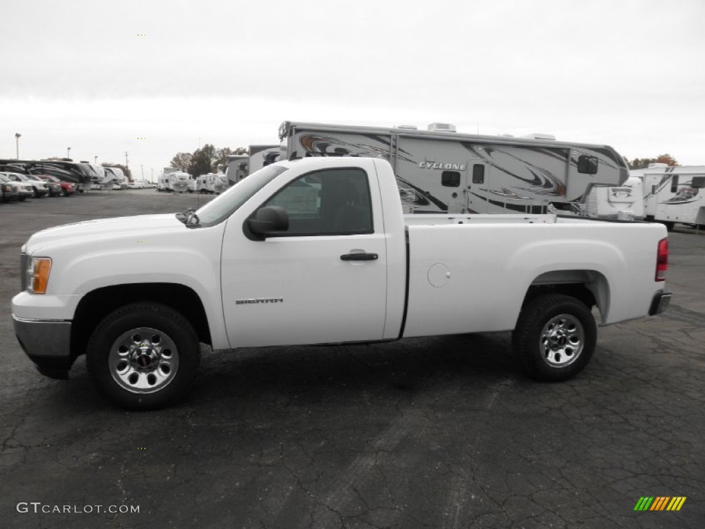 Summit White 2012 GMC Sierra 1500 Regular Cab Exterior Photo #55786826