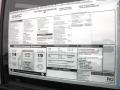 2012 GMC Sierra 1500 Regular Cab Window Sticker