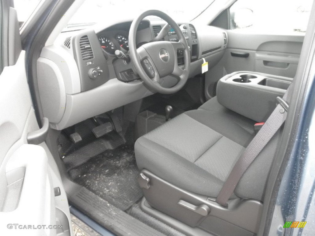 Dark Titanium Interior 2012 GMC Sierra 1500 Regular Cab 4x4 Photo #55786952