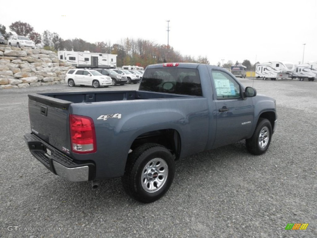 Stealth Gray Metallic 2012 GMC Sierra 1500 Regular Cab 4x4 Exterior Photo #55787024