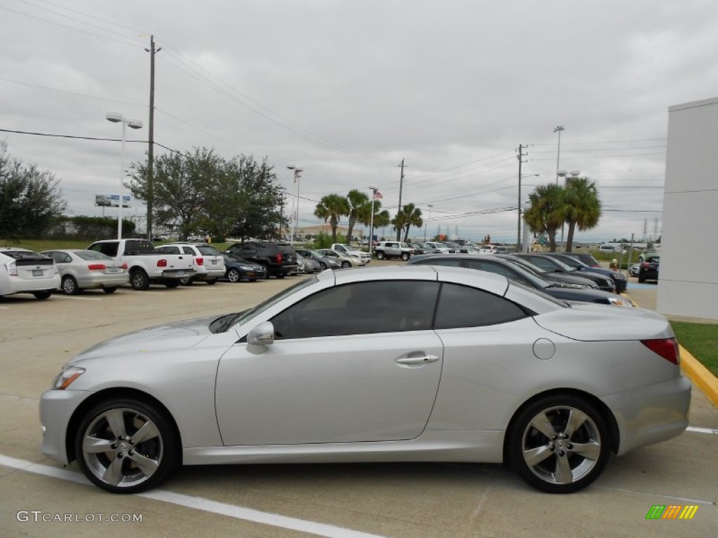 Tungsten Silver Pearl 2010 Lexus IS 350C Convertible Exterior Photo #55787508