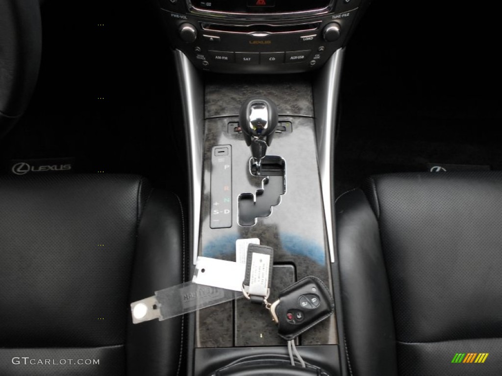 2010 Lexus IS 350C Convertible 6 Speed Paddle-Shift Automatic Transmission Photo #55787666