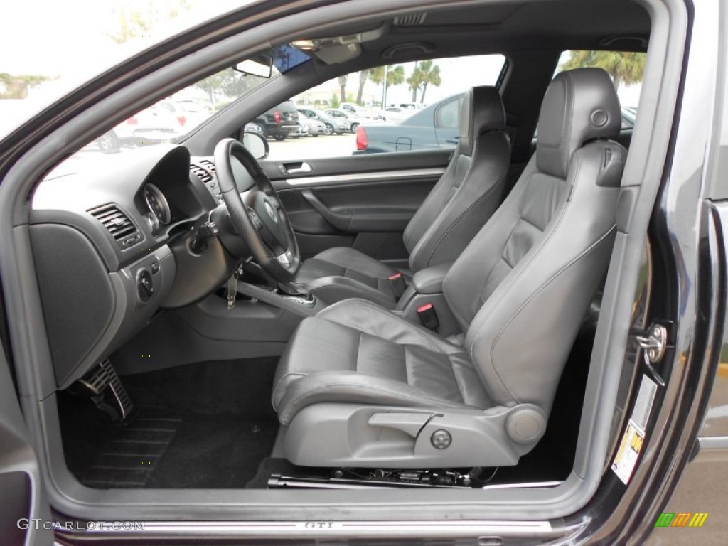 Anthracite Black Interior 2008 Volkswagen GTI 2 Door Photo #55788131