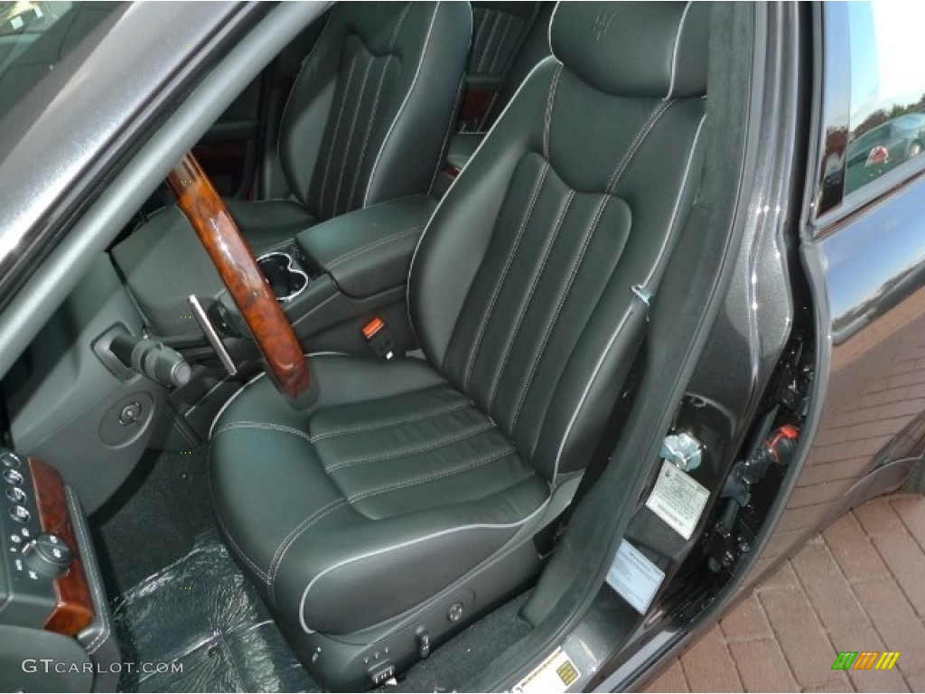 Nero Interior 2012 Maserati Quattroporte S Photo #55788503