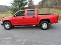 2005 Fire Red GMC Canyon SLE Crew Cab 4x4  photo #2