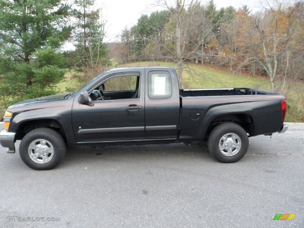 Onyx Black 2008 GMC Canyon SL Extended Cab 4x4 Exterior Photo #55788983