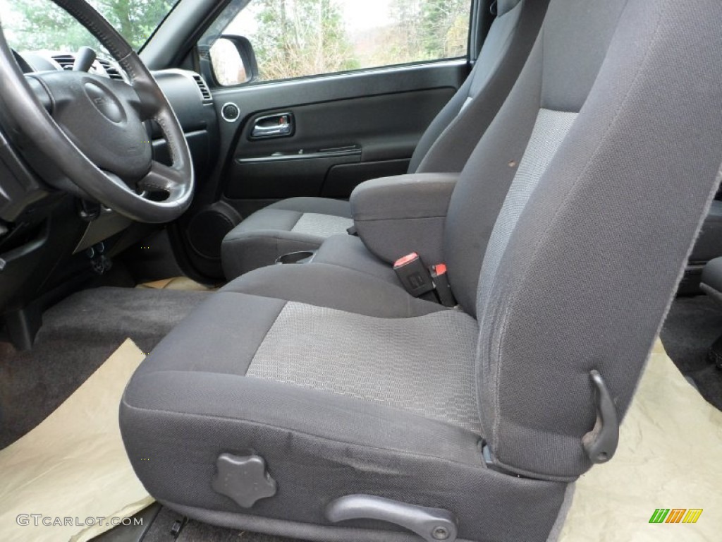 Ebony Interior 2008 GMC Canyon SL Extended Cab 4x4 Photo #55789052