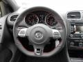 Interlagos Plaid Cloth Steering Wheel Photo for 2012 Volkswagen GTI #55789217
