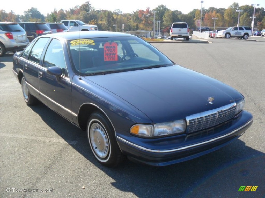 1994 Caprice Sedan - Medium Adriatic Blue Metallic / Gray photo #5