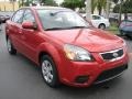 2010 Tropical Red Kia Rio LX Sedan  photo #1