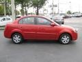 2010 Tropical Red Kia Rio LX Sedan  photo #10