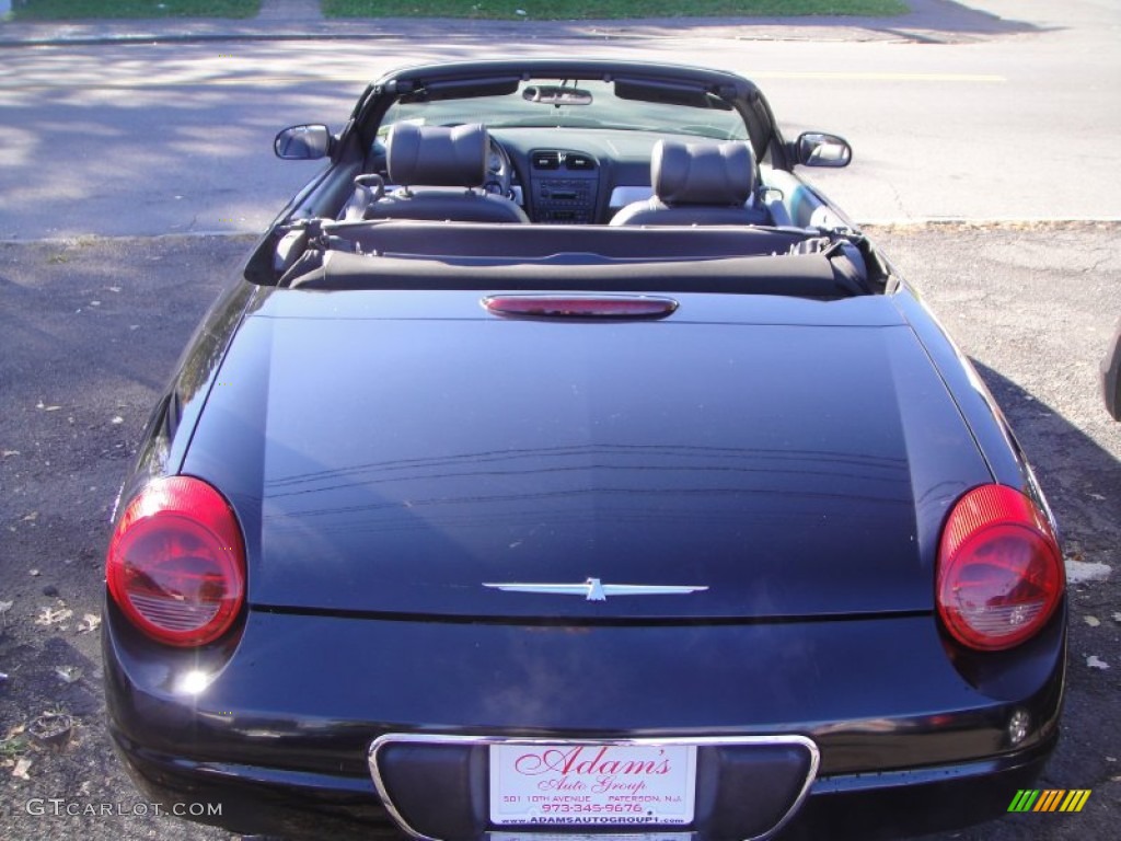 Evening Black 2002 Ford Thunderbird Premium Roadster Exterior Photo #55789991