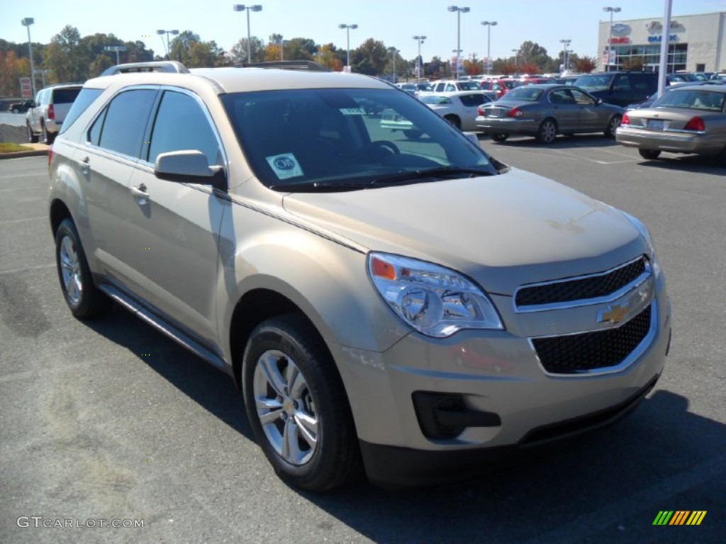 2012 Equinox LT - Gold Mist Metallic / Jet Black photo #5