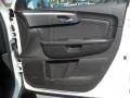 Ebony 2012 Chevrolet Traverse LT Door Panel