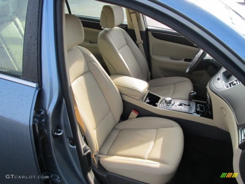 2011 Genesis 4.6 Sedan - Sterling Blue Metallic / Cashmere photo #13