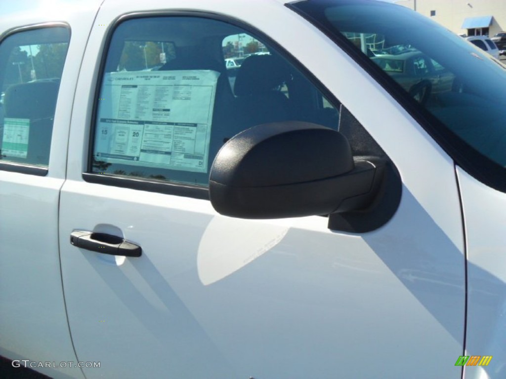 2012 Silverado 1500 Work Truck Extended Cab - Summit White / Dark Titanium photo #22