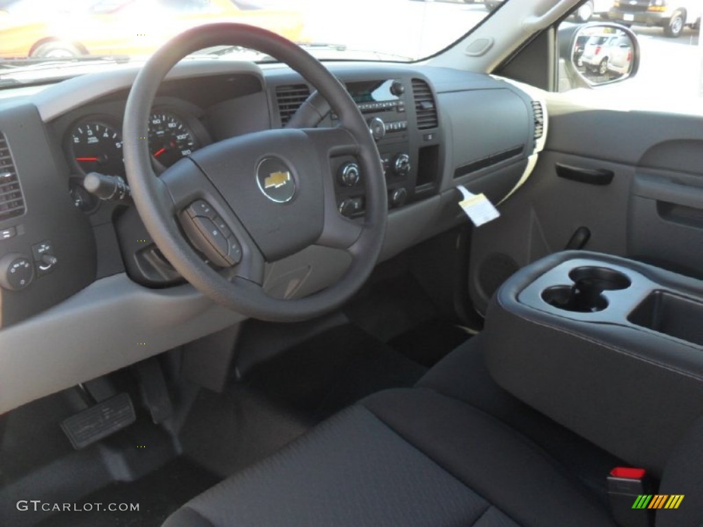 2012 Silverado 1500 Work Truck Extended Cab - Summit White / Dark Titanium photo #25