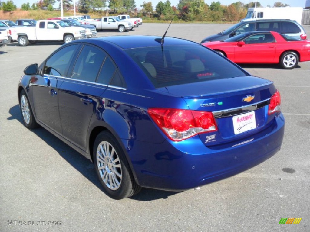 2012 Cruze Eco - Blue Topaz Metallic / Medium Titanium photo #2