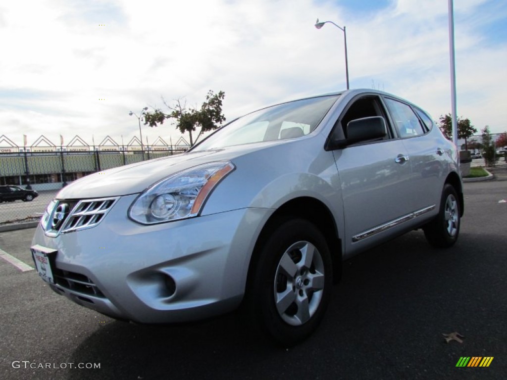2011 Rogue S AWD - Silver Ice Metallic / Black photo #1