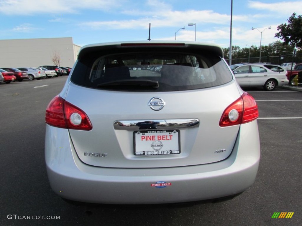 2011 Rogue S AWD - Silver Ice Metallic / Black photo #6