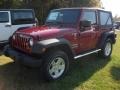 2012 Deep Cherry Red Crystal Pearl Jeep Wrangler Sport S 4x4  photo #1