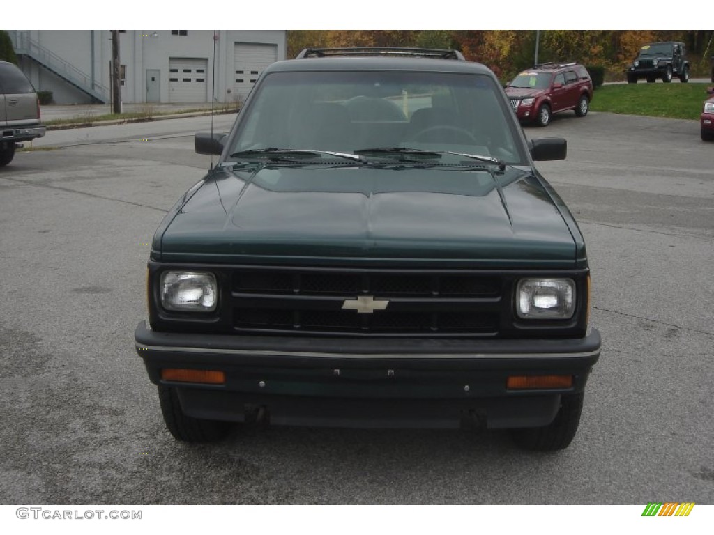 Forest Green Metallic 1994 Chevrolet S10 Blazer 4x4 Exterior Photo #55794263