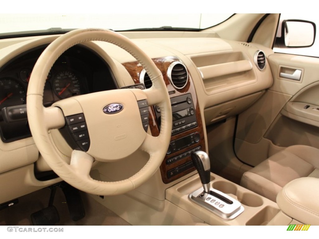 2007 Ford Freestyle SEL AWD Pebble Beige Dashboard Photo #55794605