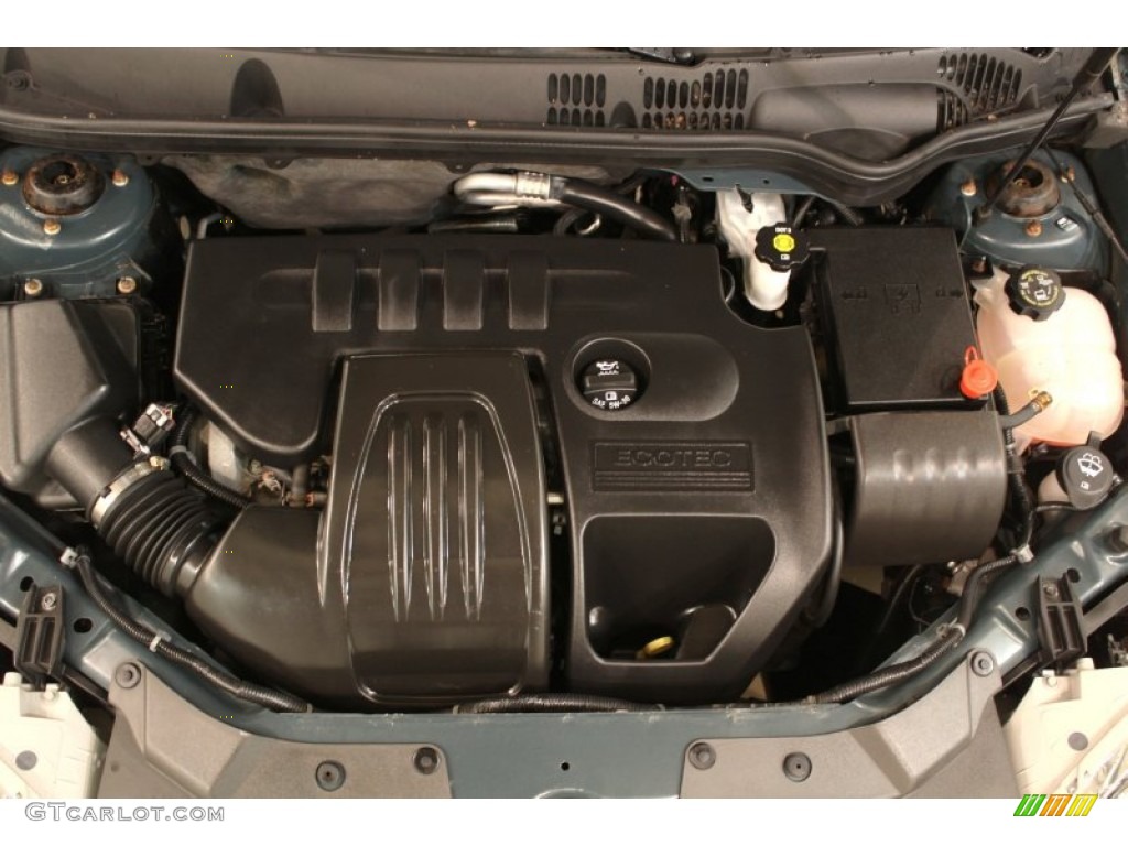 2009 Cobalt LS Sedan - Silver Moss Metallic / Gray photo #17