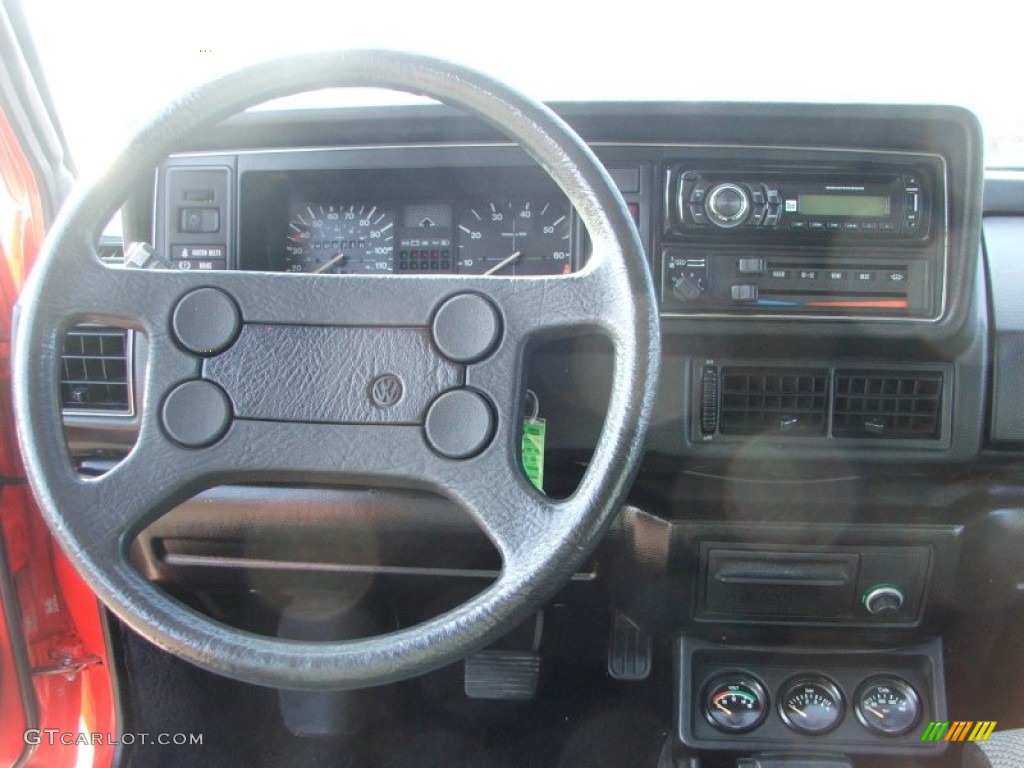 1985 Volkswagen Cabriolet Standard Cabriolet Model Dashboard Photos