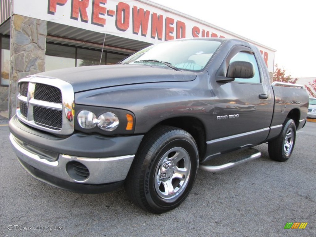 2004 Ram 1500 ST Regular Cab - Graphite Metallic / Dark Slate Gray photo #3