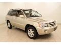 2002 Vintage Gold Metallic Toyota Highlander V6  photo #1