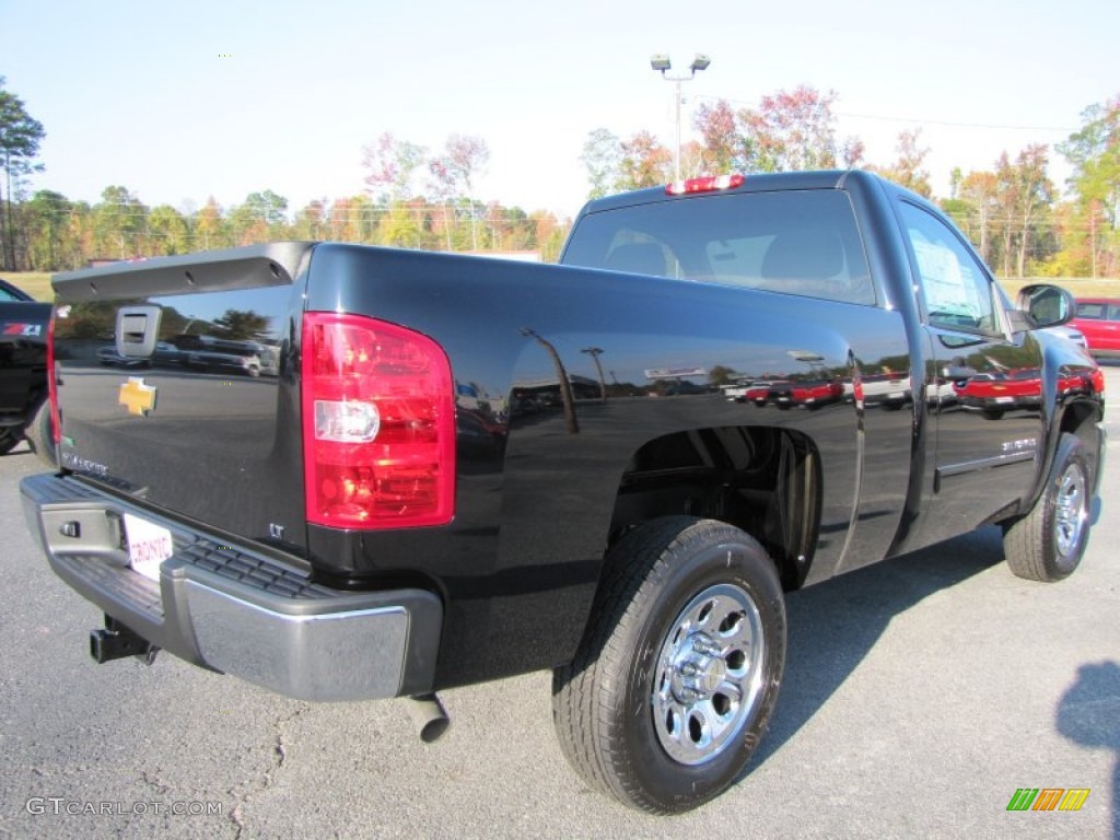 2012 Silverado 1500 LT Regular Cab - Black / Ebony photo #6