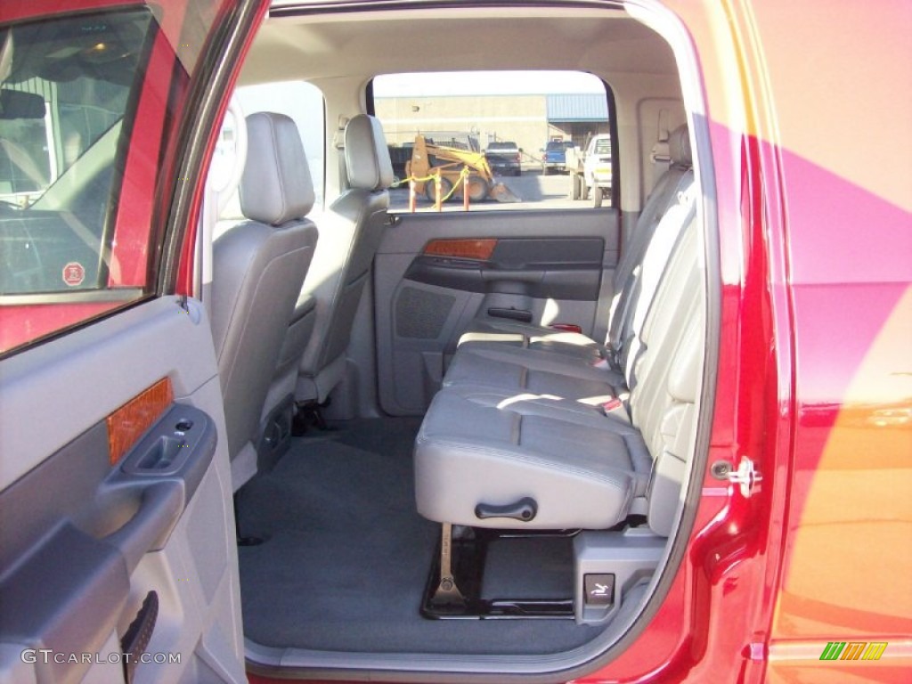 2007 Ram 1500 Laramie Mega Cab 4x4 - Inferno Red Crystal Pearl / Medium Slate Gray photo #15