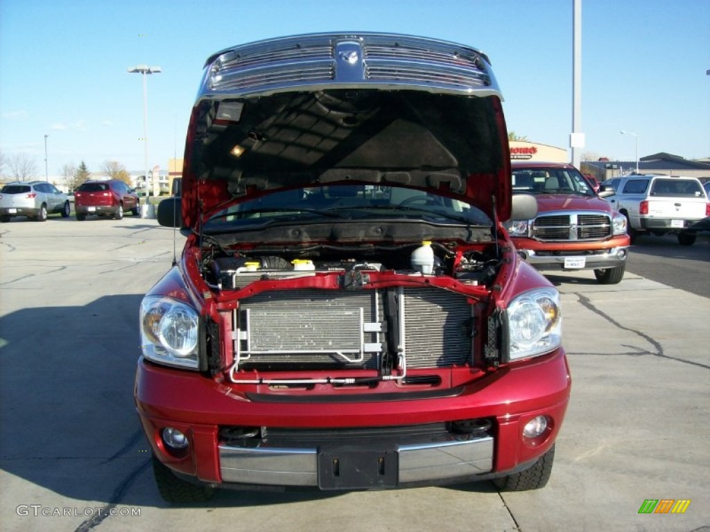 2007 Ram 1500 Laramie Mega Cab 4x4 - Inferno Red Crystal Pearl / Medium Slate Gray photo #18