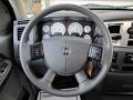 Medium Slate Gray 2008 Dodge Ram 1500 ST Quad Cab 4x4 Steering Wheel