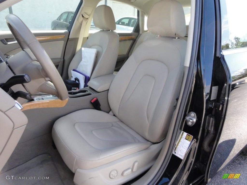 Cardamom Beige Interior 2009 Audi A4 2.0T Premium quattro Sedan Photo #55804093