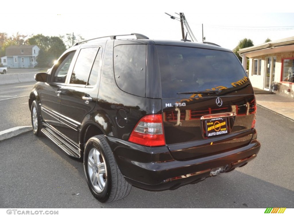 2005 ML 350 4Matic - Black / Charcoal photo #2