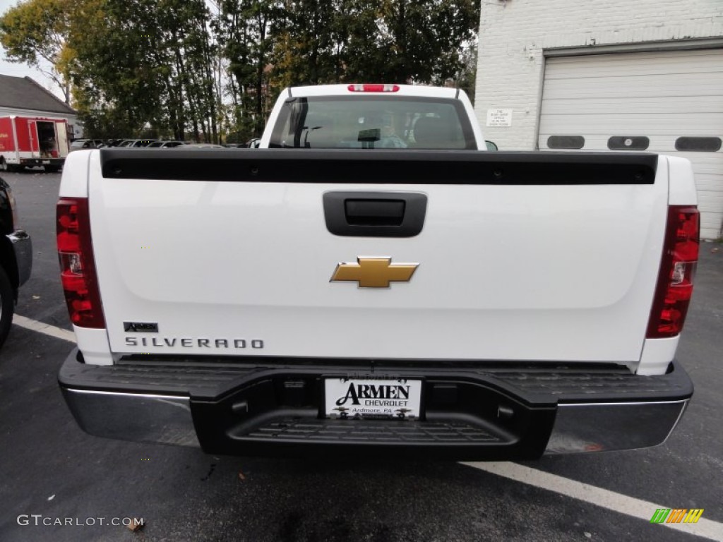 2012 Silverado 1500 Work Truck Regular Cab - Summit White / Dark Titanium photo #4