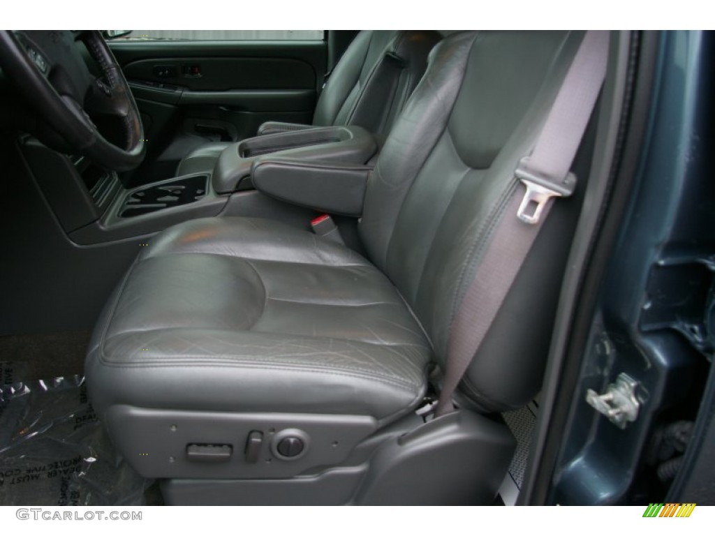 2006 Sierra 1500 SLT Z71 Crew Cab 4x4 - Stealth Gray Metallic / Dark Pewter photo #3