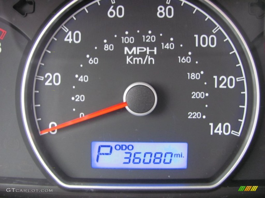 2010 Elantra GLS - Ebony Black / Gray photo #3