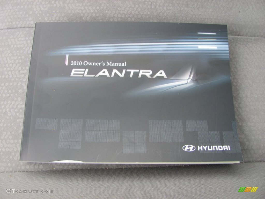 2010 Elantra GLS - Ebony Black / Gray photo #4