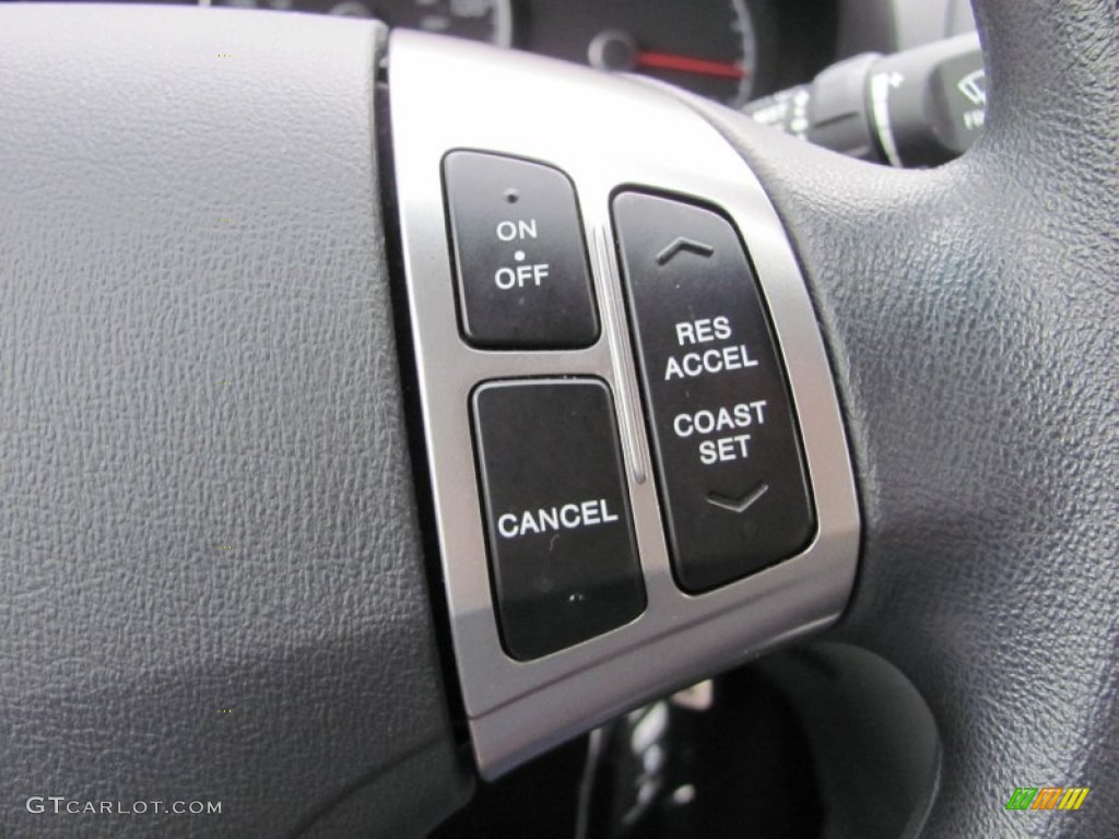 2010 Elantra GLS - Ebony Black / Gray photo #7