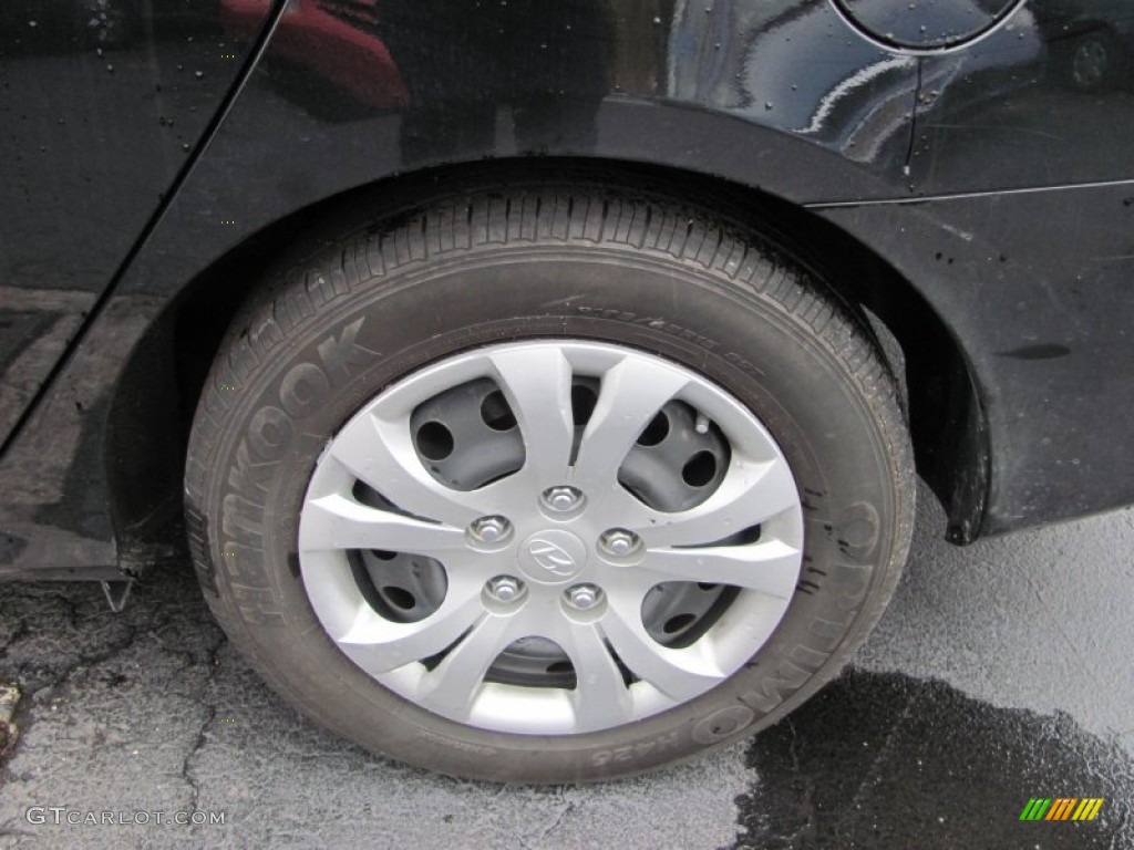2010 Elantra GLS - Ebony Black / Gray photo #12