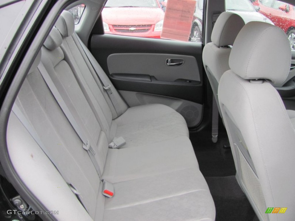 2010 Elantra GLS - Ebony Black / Gray photo #16