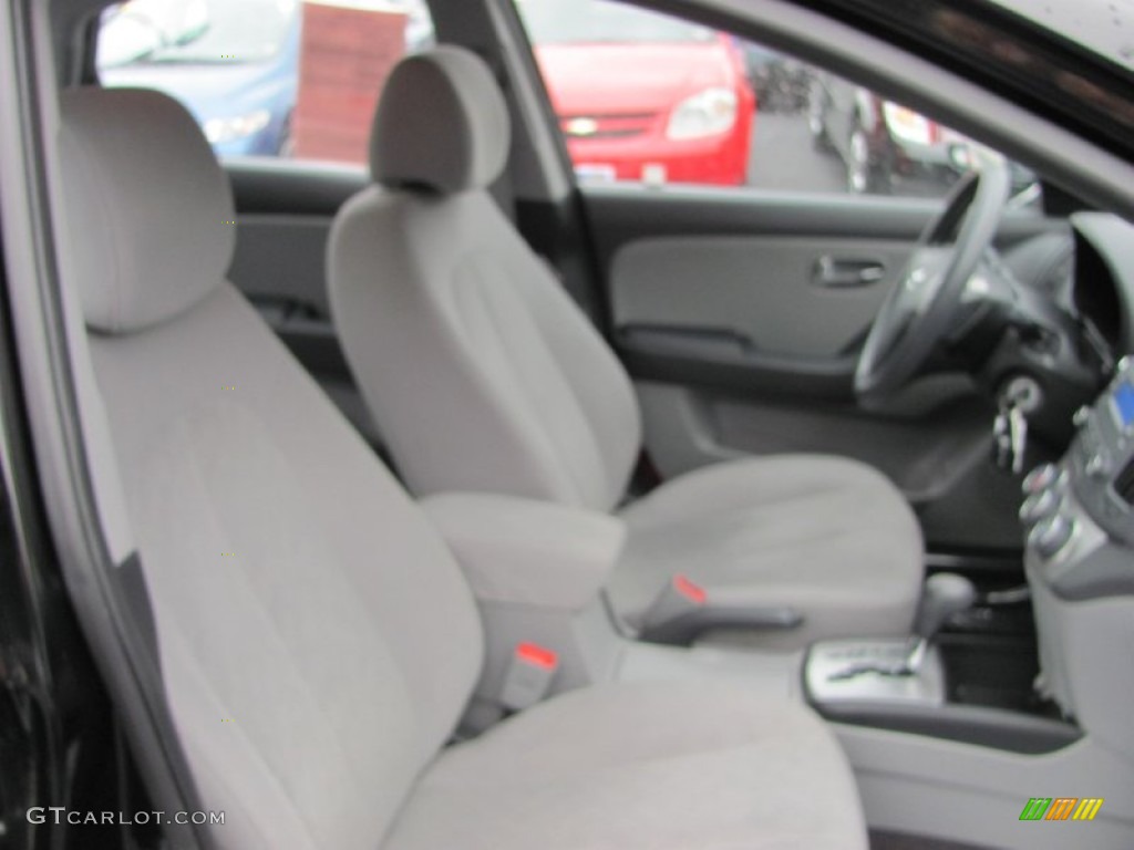 2010 Elantra GLS - Ebony Black / Gray photo #17