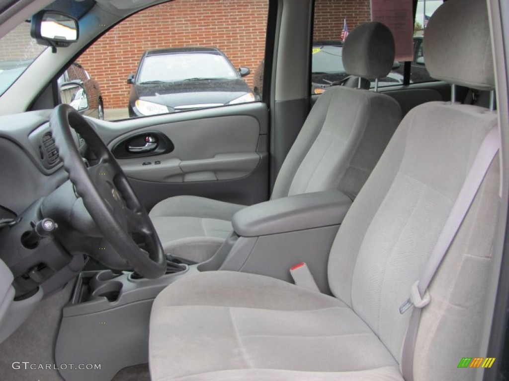 2005 TrailBlazer LS 4x4 - Emerald Jewel Green Metallic / Light Gray photo #10