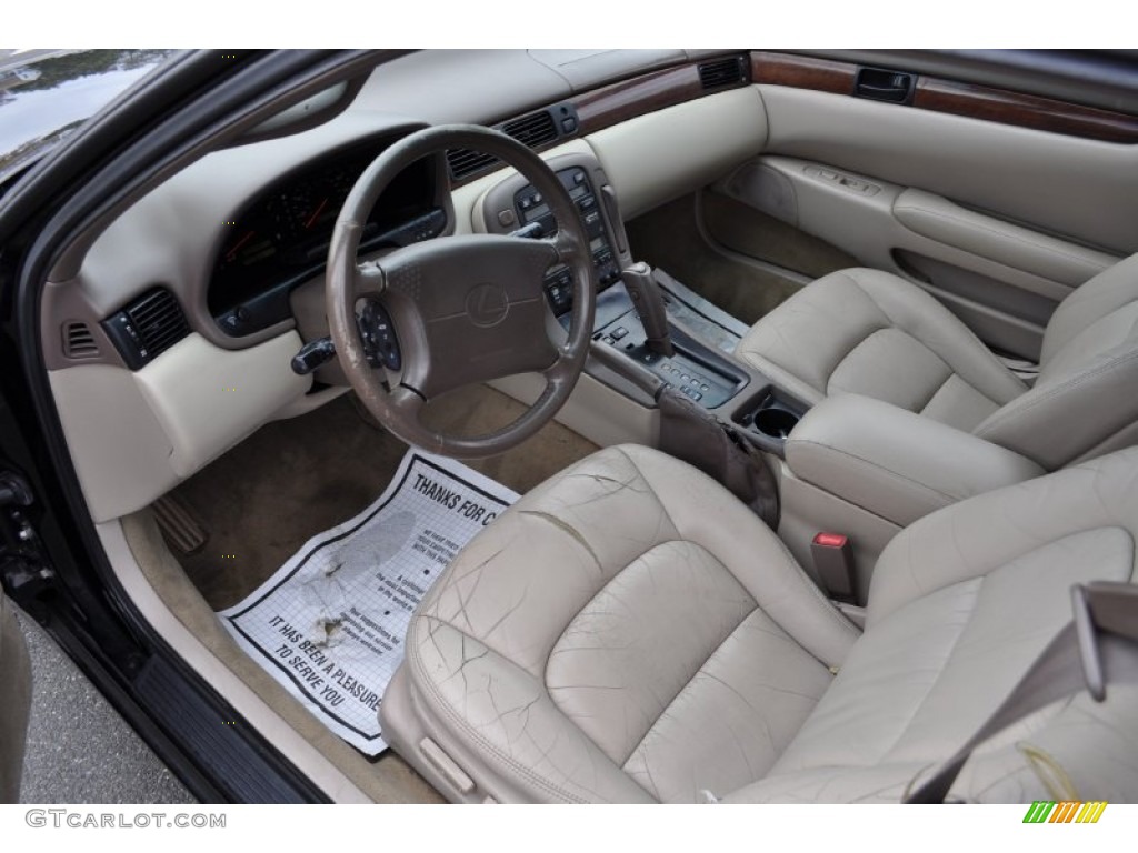 Ivory Interior 1997 Lexus SC 400 Photo #55806377