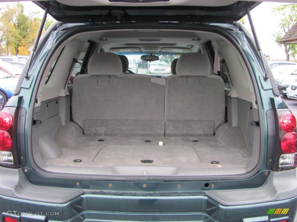 2005 TrailBlazer LS 4x4 - Emerald Jewel Green Metallic / Light Gray photo #13