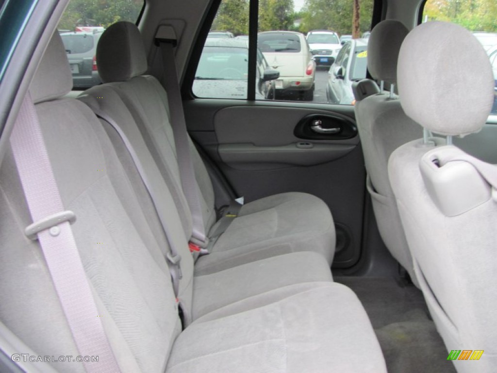 2005 TrailBlazer LS 4x4 - Emerald Jewel Green Metallic / Light Gray photo #17