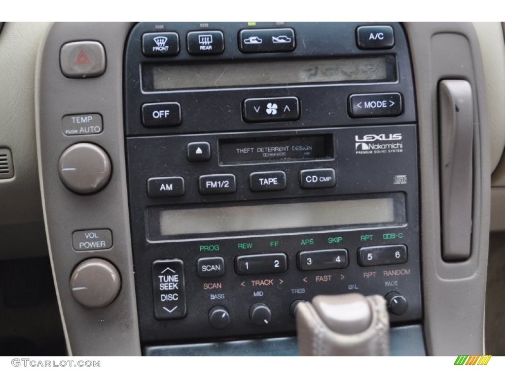 1997 Lexus SC 400 Audio System Photos